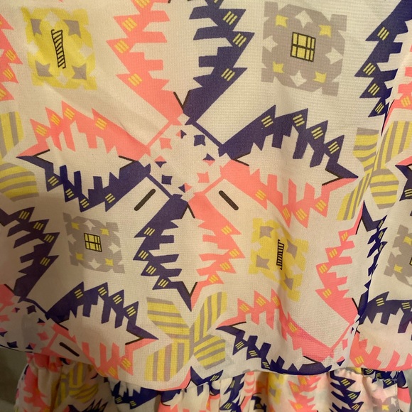 Colorful fun printed women’s jumper romper - Picture 4 of 7